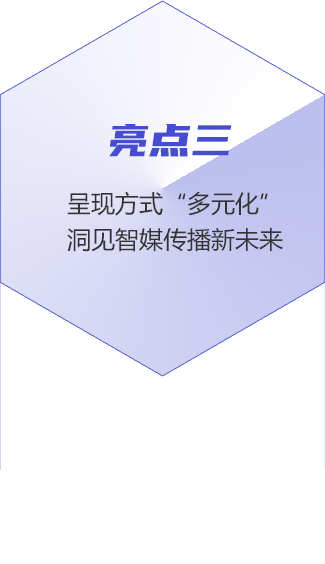 亮點(diǎn)三：呈現(xiàn)方式“多元化” 洞見(jiàn)智媒傳播新未來(lái)